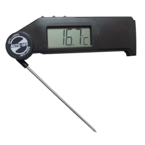 Sammenklappeligt lommetermometer med probe