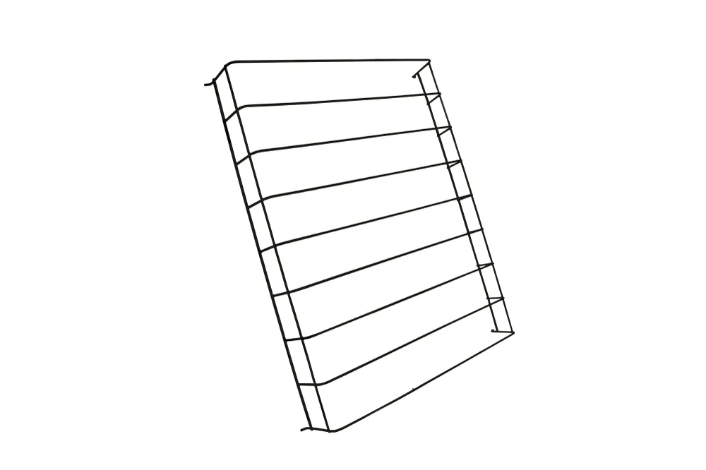 Shelf partitions black middle 7526.0015-0020