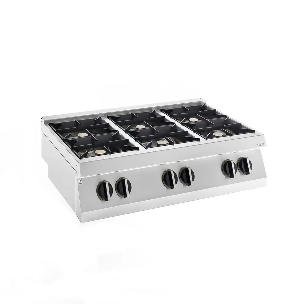 SILKO GAS kogebord m. 6 blus