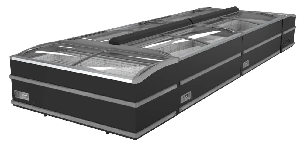 Supermarked kummefryser sort 2125 med automatisk afrimning