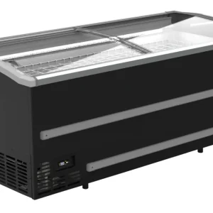 Supermarked kummefryser sort 2500 med automatisk afrimning