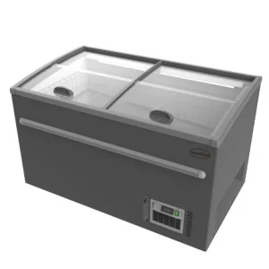Supermarket chest freezer grey 1450 automatic defrost