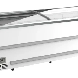 Supermarket chest freezer white 2500 manual defrost *transport on request*