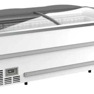 Supermarket chest freezer white head element manual defrost