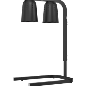 Telescopic heat lamp black