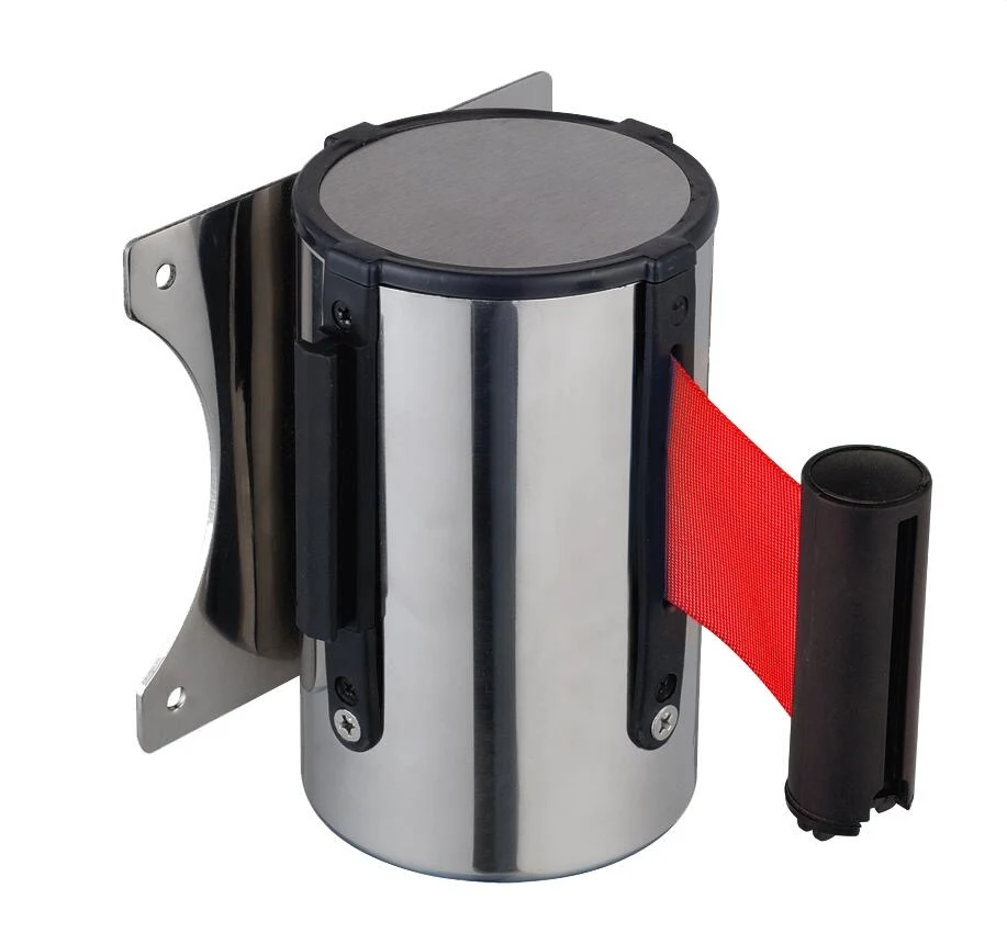 Wall mount stanchion stainless steel