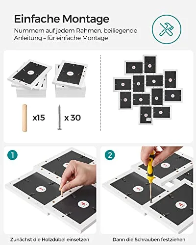 Wien billedramme - Hvid