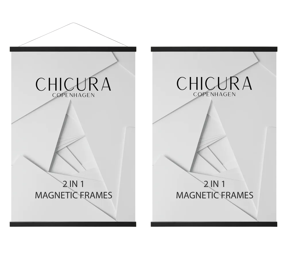 2 1 Magnetic Frame - 141 cm - Black ChiCura Living, Art & Frames