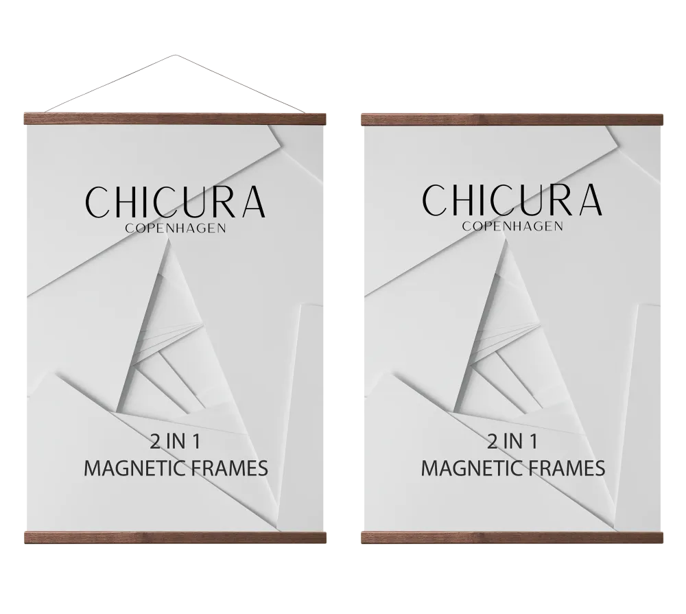 2 1 Magnetic Frame - 22 cm - Brown ChiCura Living, Art & Frames