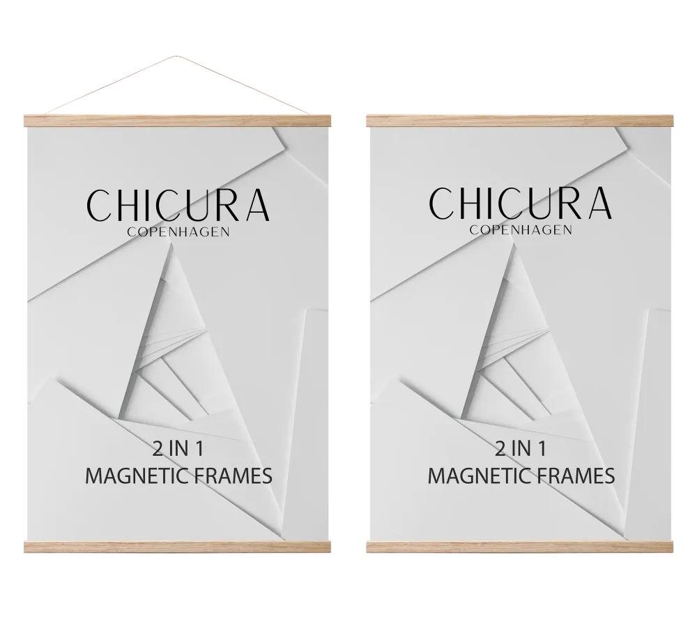 2 1 Magnetic Frame - 22 cm - Oak ChiCura Living, Art & Frames