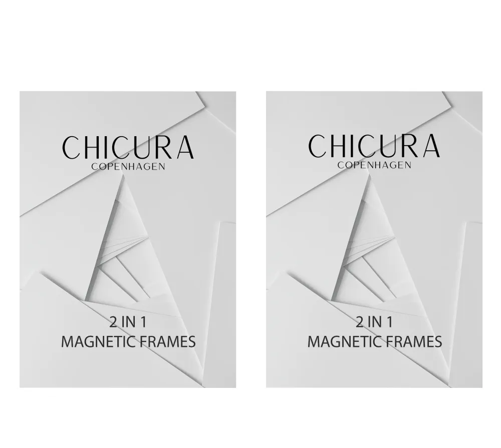 2 1 Magnetic Frame - 22 cm - White ChiCura Living, Art & Frames