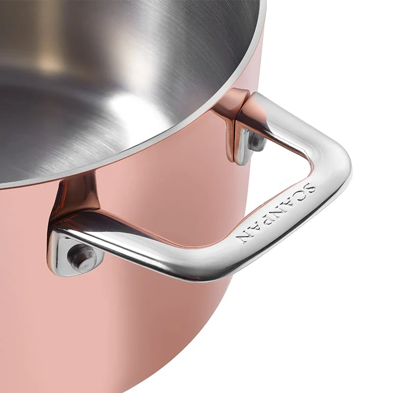 Scanpan Maitre D' gryde 3,5 liter burnt orange uden belægning - induktion