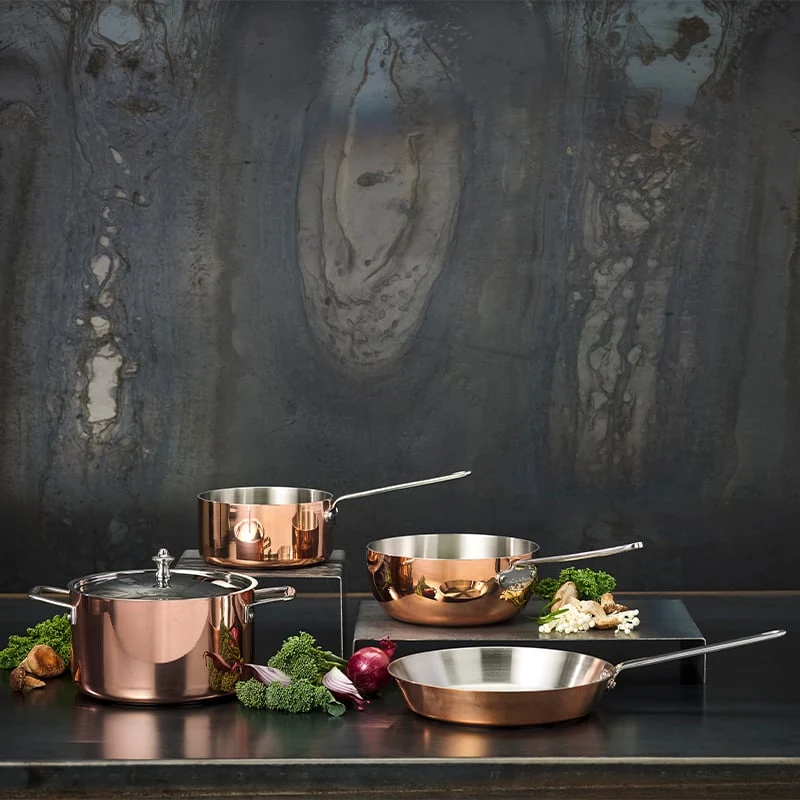 Scanpan Maitre D' gryde 3,5 liter burnt orange uden belægning - induktion