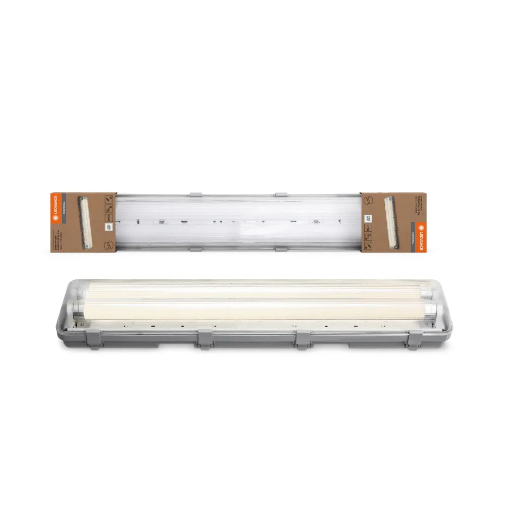 LEDVANCE ESSENTIAL fugtsikkert armatur, 60 cm, 14 W, kølig hvid