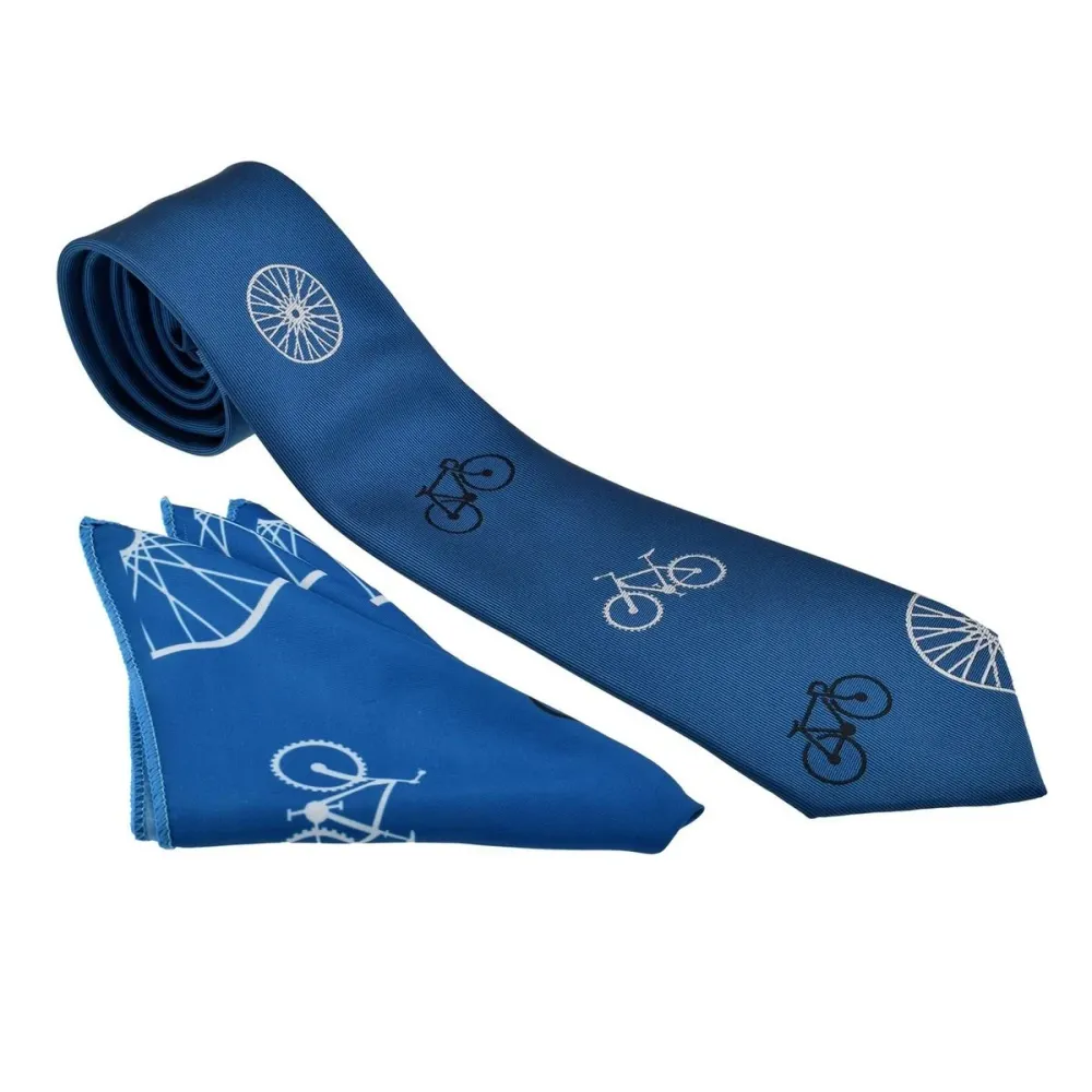 Cykelrytter Sæt - Slips med Hankie og Strømper