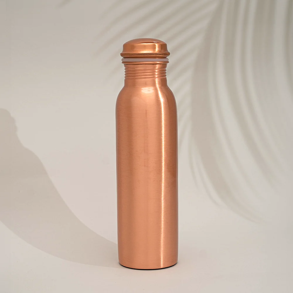 Ren Kobber Vandflaske Glat - 950 ml