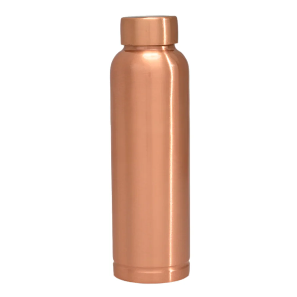 Ren Kobber Vandflaske Glat - 1 liter
