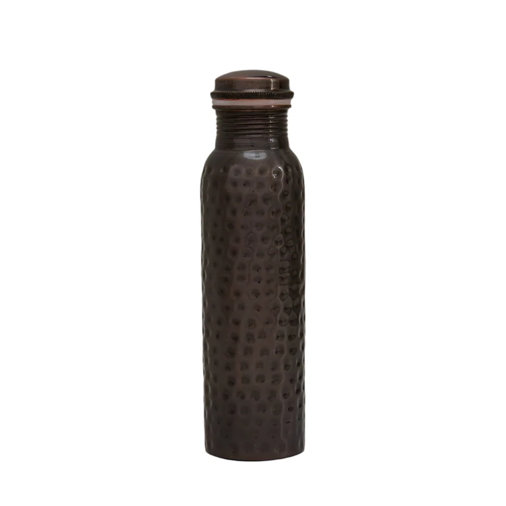 Ren Kobber Vandflaske hamret antik - 950 ml (tung)