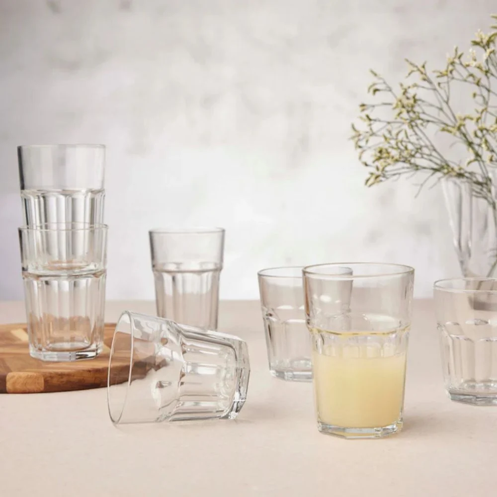 Aida - Atelier granit caféglas sæt 18 dele