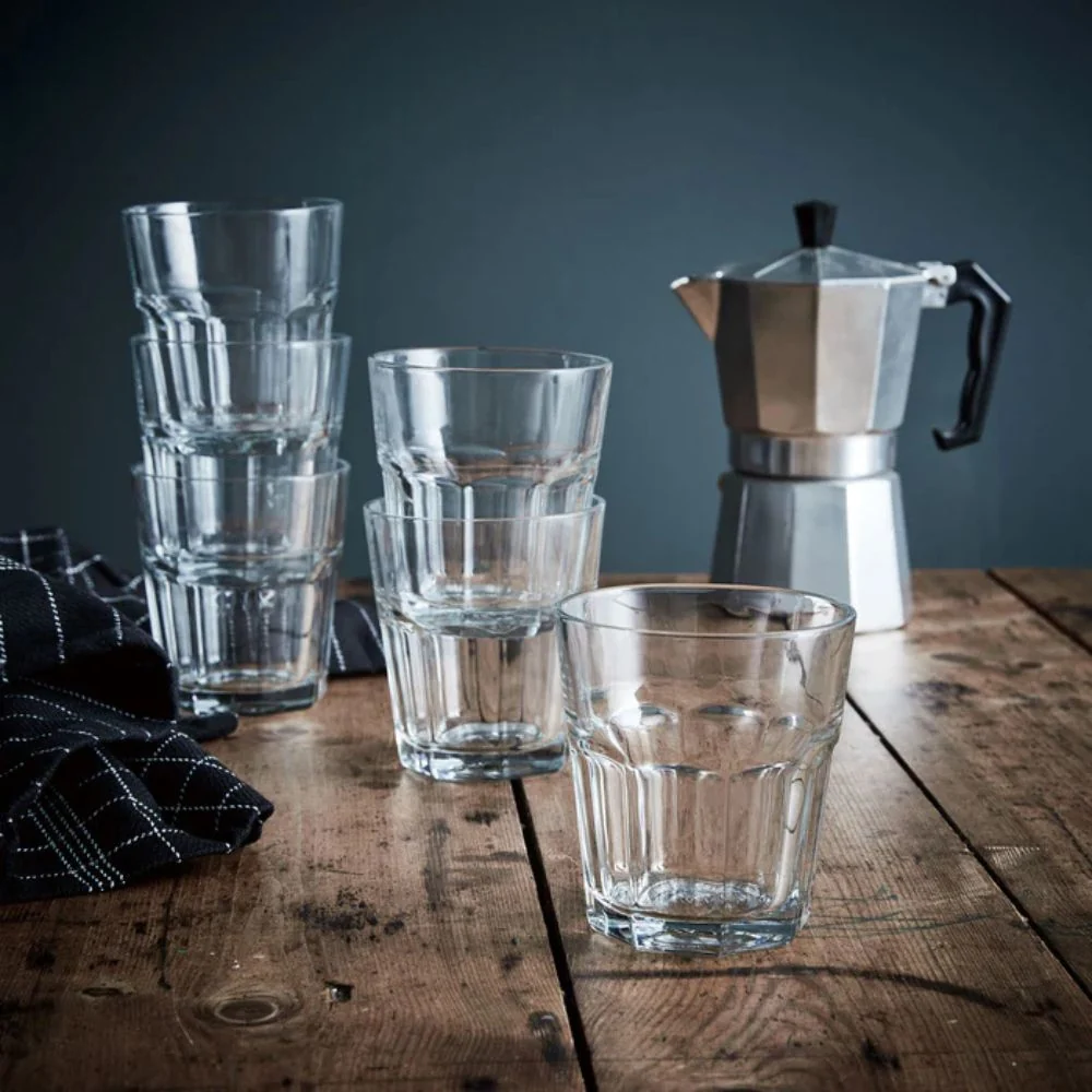 Aida - Atelier granit caféglas sæt 18 dele