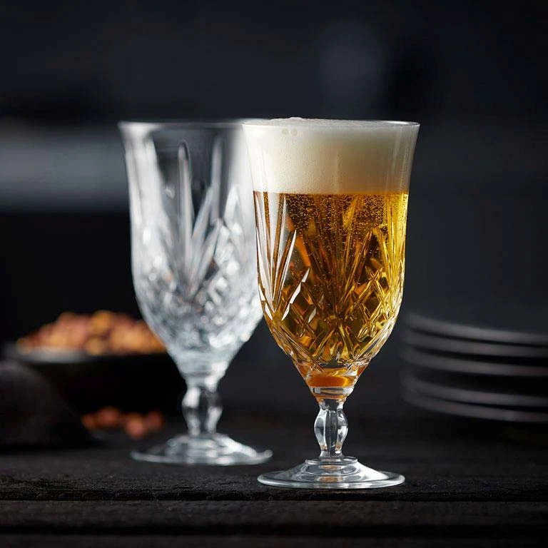 Lyngby Glas - Melodia ølglas - 40 cl. - 4 stk.