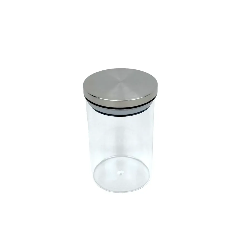 2.SORTERNG 500ML OPBEVARINGSGLAS I RUSTFRIT HARDENED