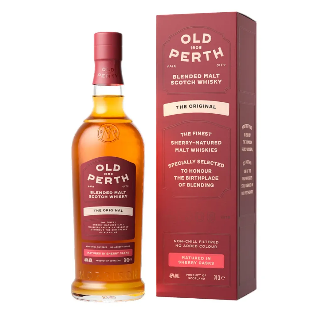 Aged Perth ‘ Original’ Blended Malt Scotch Sherry Matured Whisky