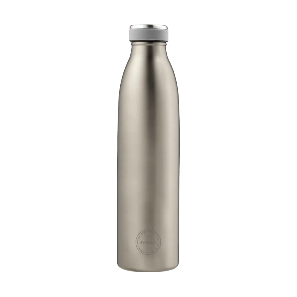 AYA&IDA termoflaske i durable metal stål, Cool Grey, 750 ml