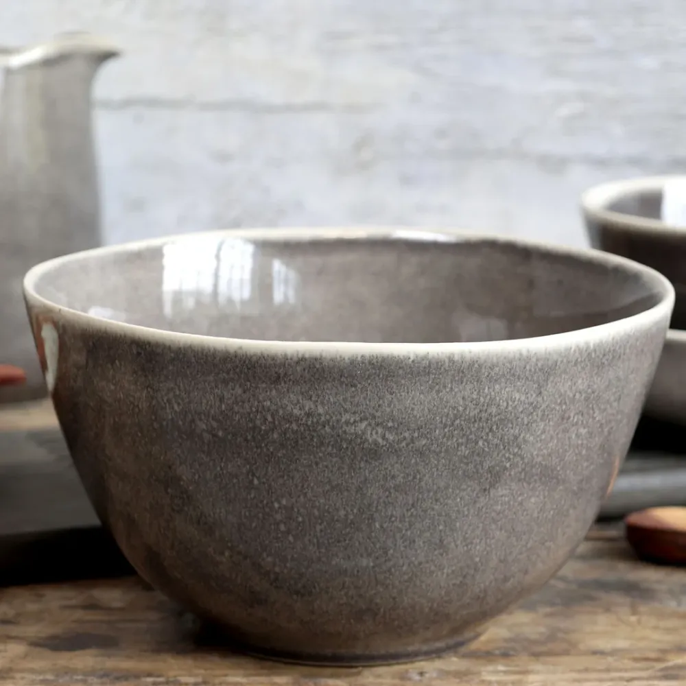 Chic Antique - Calais Skål Ovnfast Sæt af 4, H11/Ø20 cm, Kul