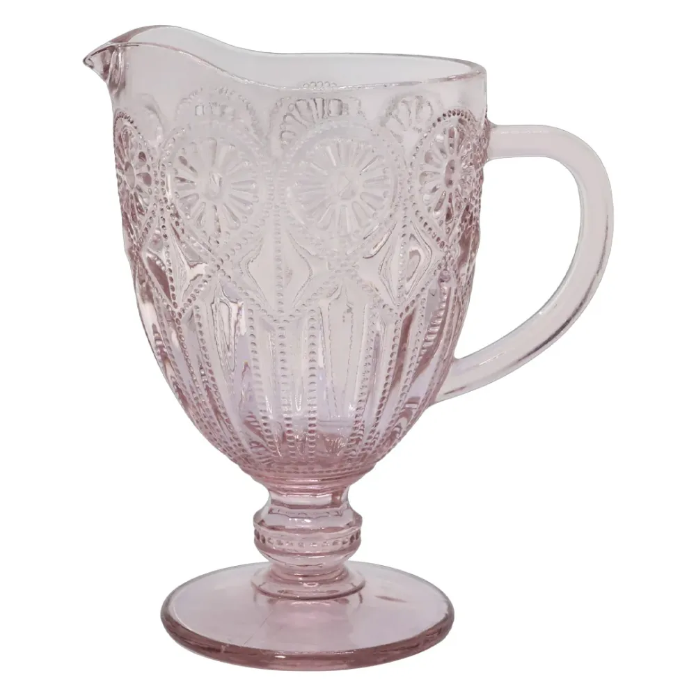 Chic Antique - Saint-Émilion Glaskande med Mønster – Støvet Rosa 1 L