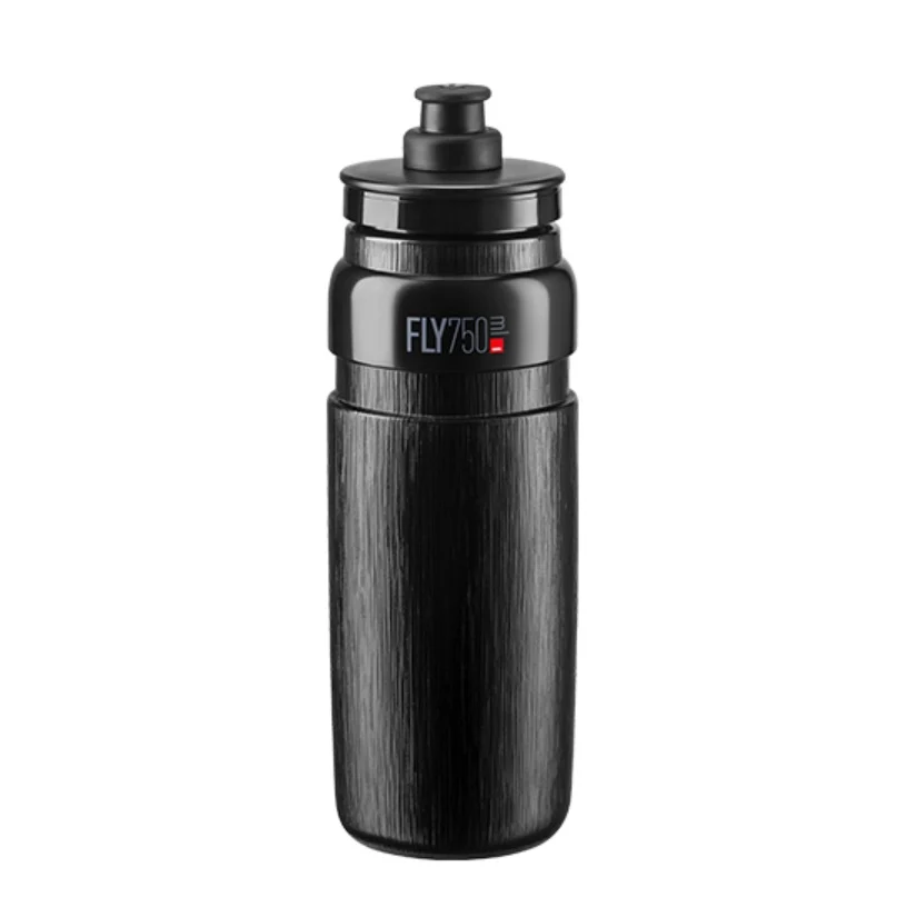 Elite FLY TEX flaske 750ml Charcoal med grå logo