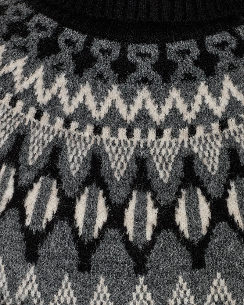 FQMERLA-PULLOVER - GRÅ Xs