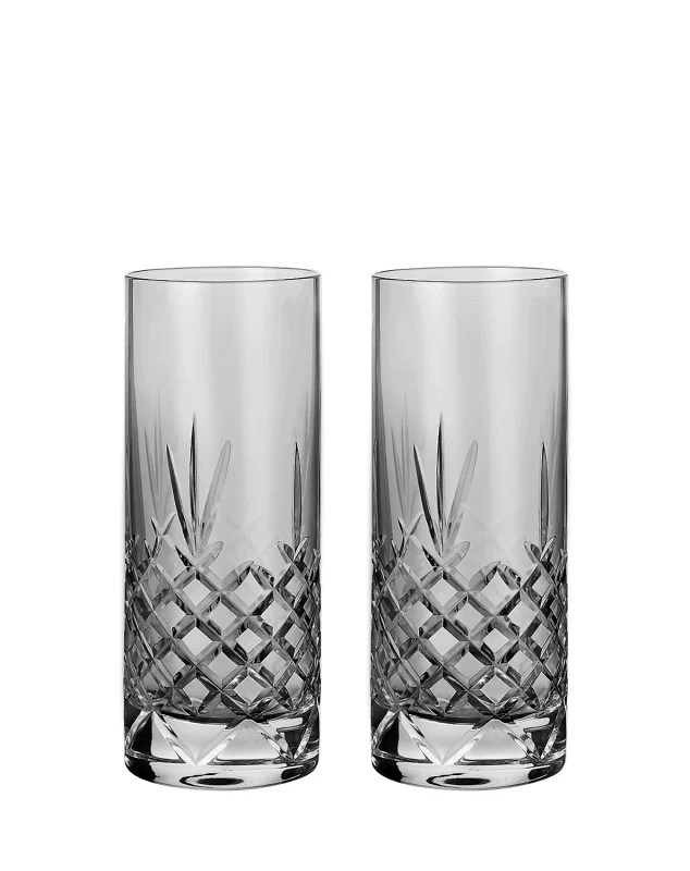 Frederik Bagger Crispy Ebony Highball glas 2 stk