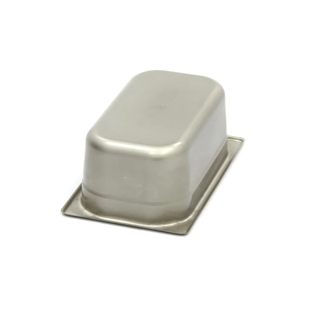 Gastronorm Beholder - 3 stk - 1/4 GN - 10cm Dyb - Rustfrit chromed
