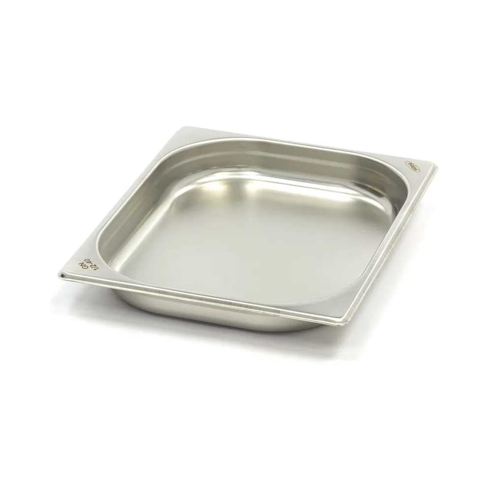 Gastronorm Beholder - 3 stk - 1/2 GN - 4cm Dyb - Rustfrit alloy