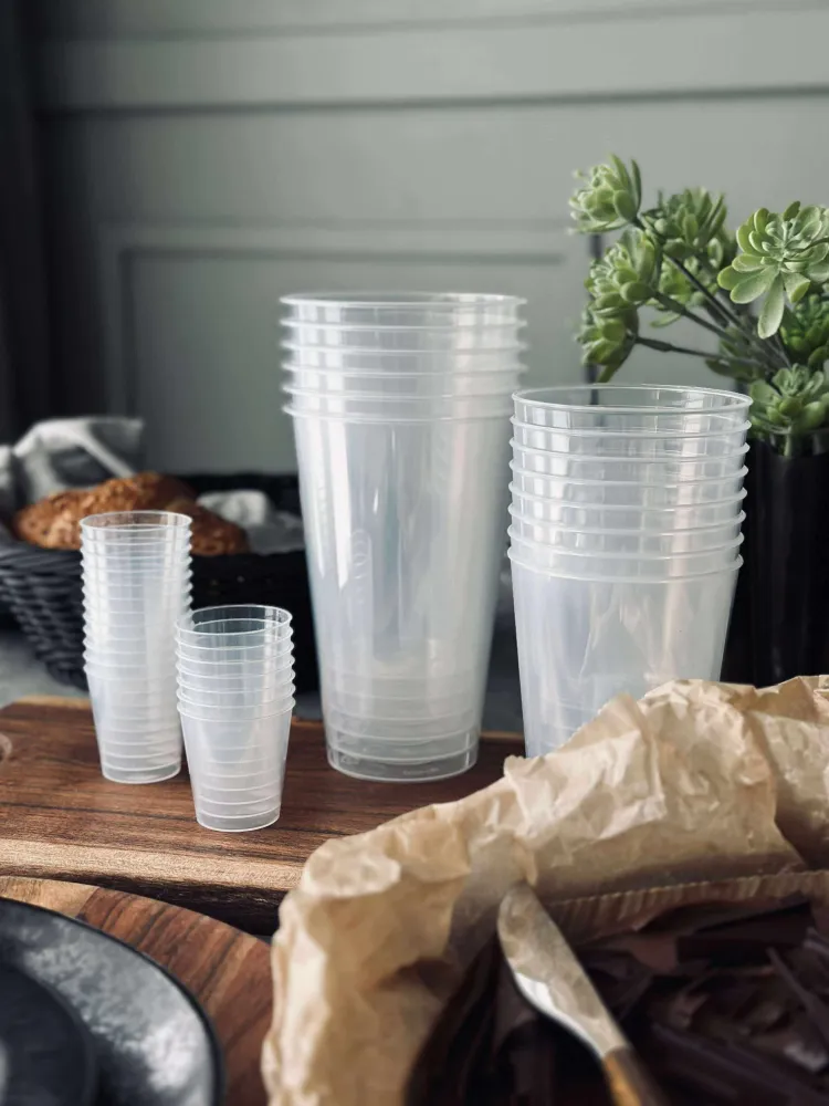 Genanvendelige ølglas 50 cl - 6stk.