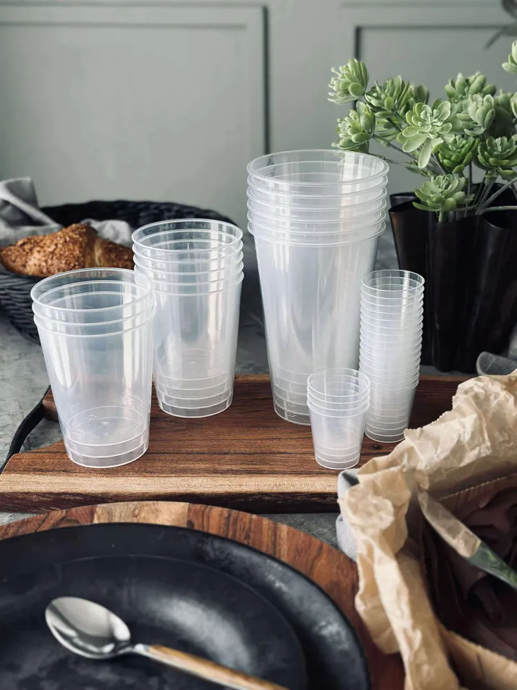 Genanvendelige ølglas 50 cl - 6stk.