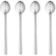 Georg Jensen - New York - Cafelatte ske - 4 stk. - Rustfrit alloy - Mat