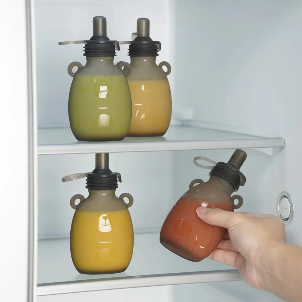 haakaa Silikone Smoothie Poser – 4 stk.