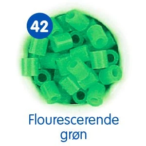 Hama Perler Midi 1000 stk Fluorescerende Grøn (207-42)