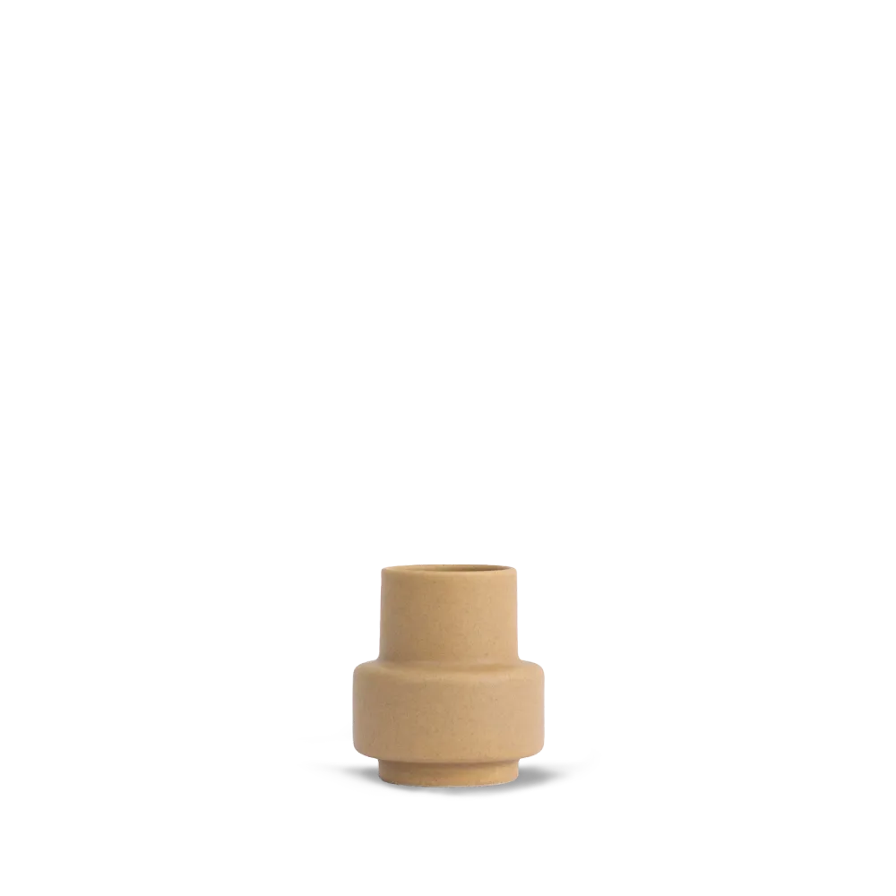 Hurricane Pottery, Small - Soft ochre