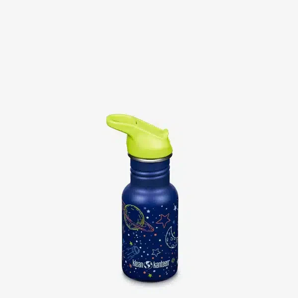 Klean Kanteen drikkedunk - Kid Classic Slank 355ml (w/Flip Seal Sport) Milky Way