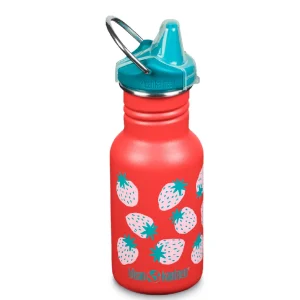 Klean Kanteen drikkedunk - Kid Vintage Narrow 355ml (Sippy Cap) -Strawberrys