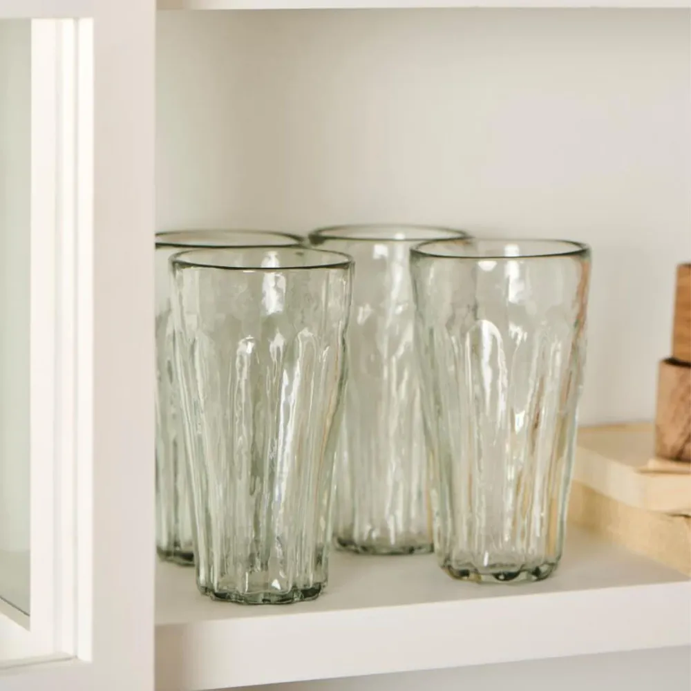 Ib Laursen - Drikkeglas med Riller – 6 stk