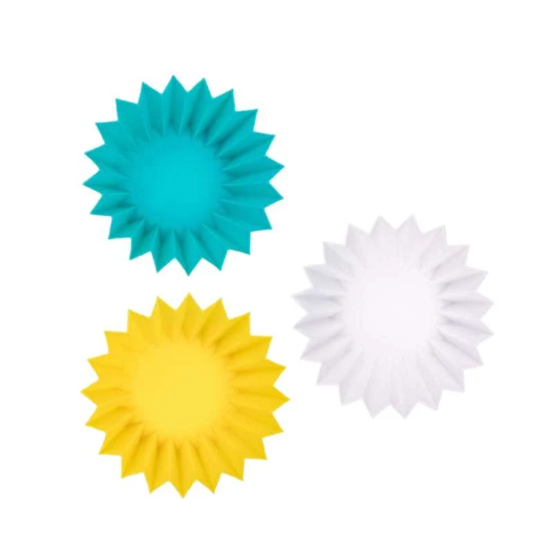 Lunch Punch Mammut Cups - Silikoneforme til Madkassen - Yellow