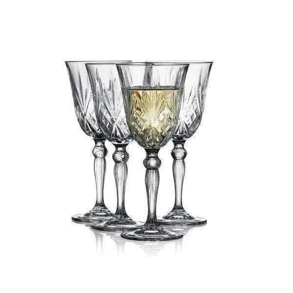Lyngby Glas - Hvidvinsglas 21 Cl. 4 Stk. - Melodia