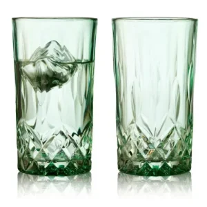 Lyngby Glas - Sorrento Highball 38 Cl. 4 stk. - Grøn