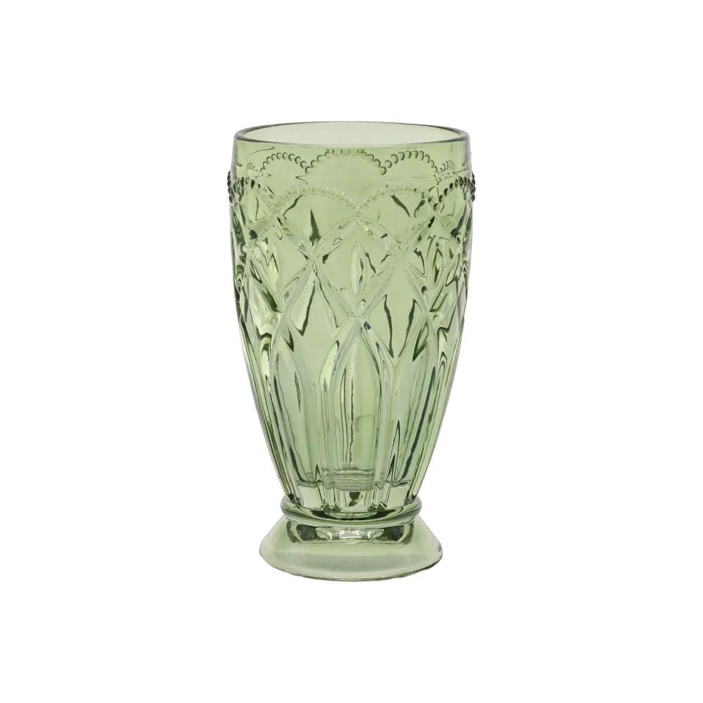 NYHED: Saint-Émilion Glas med Mønster 350 ml – Oliven | 6 stk