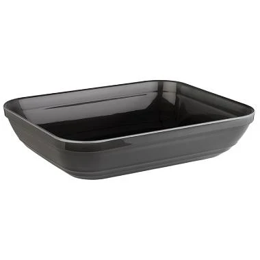 Serveringsskål Emma 1/2GN 3.5ltr L32.5Bx26.5xH7.5cm melamin grå,stk