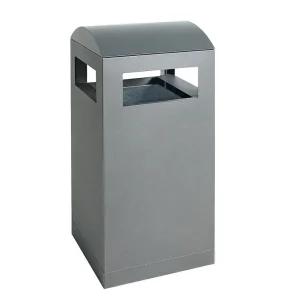 Sorteringsbeholder - 90 liter - Grå top